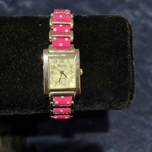 Geneva Pink Ribbon Watch